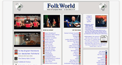 Desktop Screenshot of folkworld.eu