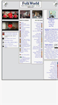 Mobile Screenshot of folkworld.eu